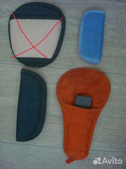 Мягкие накладки на ремни безопасности