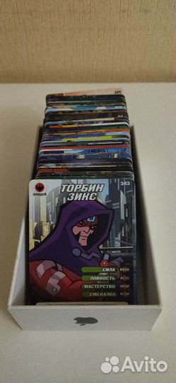 Карточки черепашки ниндзя, 148 шт