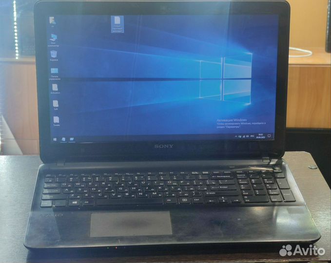 Ноутбук sony vaio