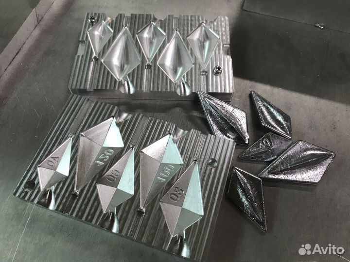 Форма чпу для литья грузил (Элеватор)