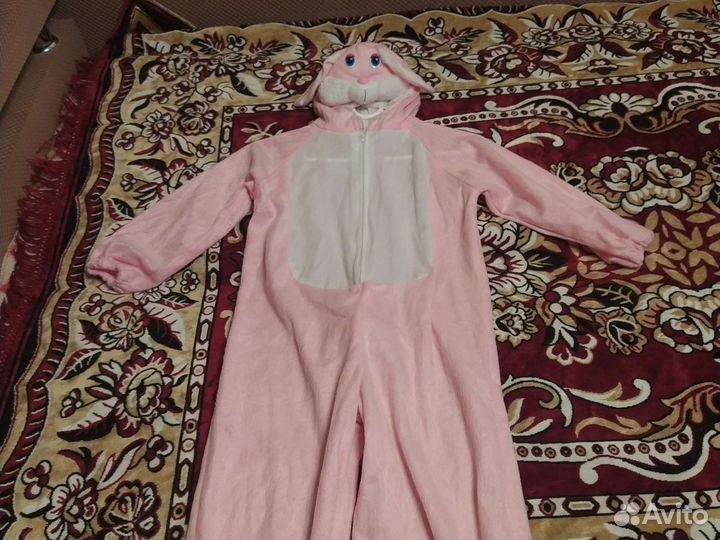 Новогодний костюм зайчика для девочки