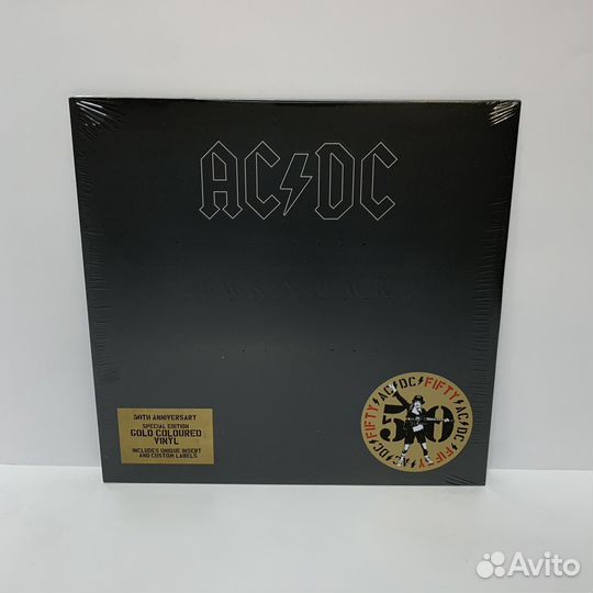 AC/DC - Back in Black (LP) gold vinyl