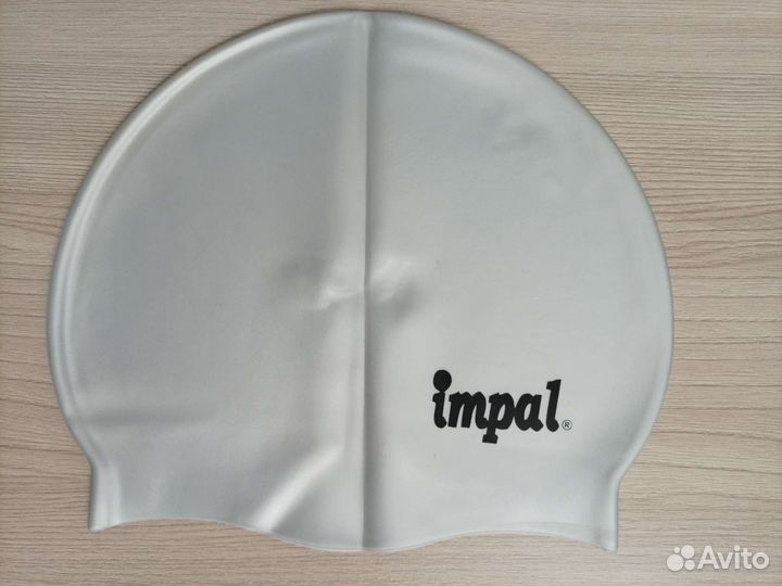 Шапочка для плавания силиконовая Impal цвет серый
