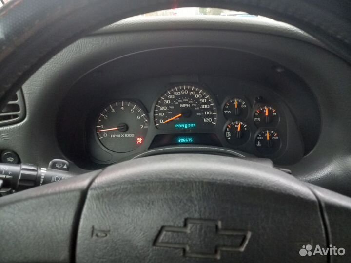 Chevrolet TrailBlazer 4.2 AT, 2004, 206 675 км