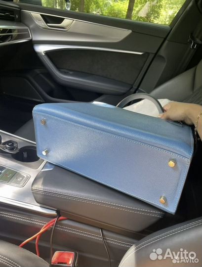 Сумка hermes kelly натуральная кожа