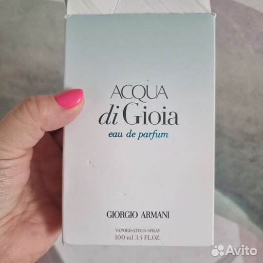 Флакон от духов acqua di Gioia 100 мл оригинал