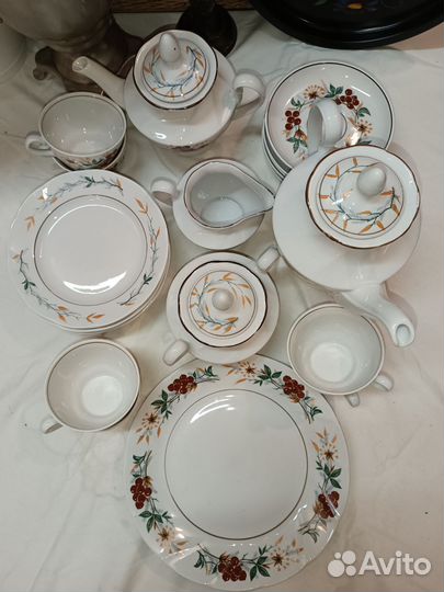 Чайно-кофейный сервиз Рига СССР