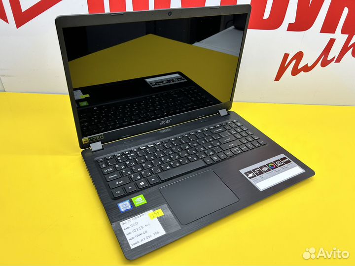 Игровой acer core i3 7020 C MX230 2 gb