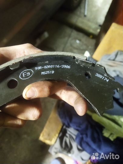 Колодки стаян тормоза кия хондай