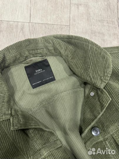 Джинсовая вельветовая куртка Zara