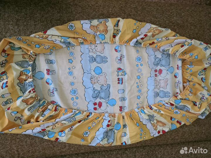 Простынь на резинке 120*60