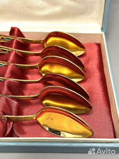 Ложки кофейные серебро