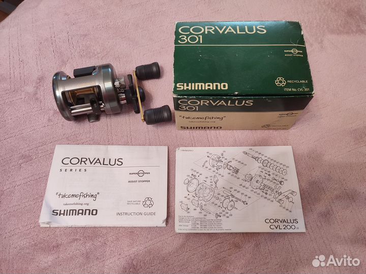 Новая катушка Shimano Corvalus 301
