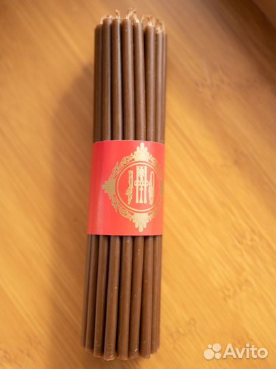 Свечи восковые церковные