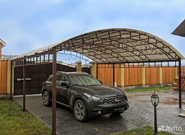 Навес из металла