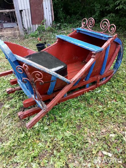 Зимние сани для катания на лошади