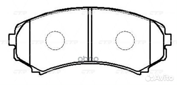CKM-9 Колодки тормозные дисковые перед GK