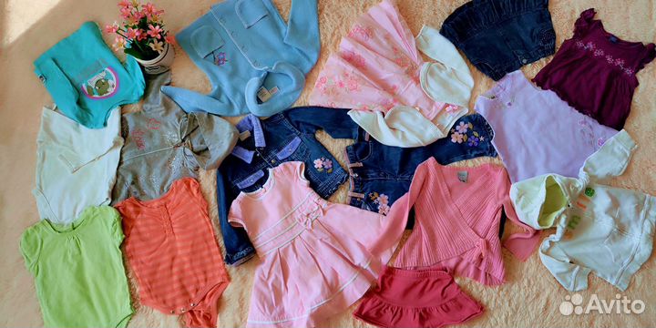 Вещи пакетом для девочки 12 месяцев