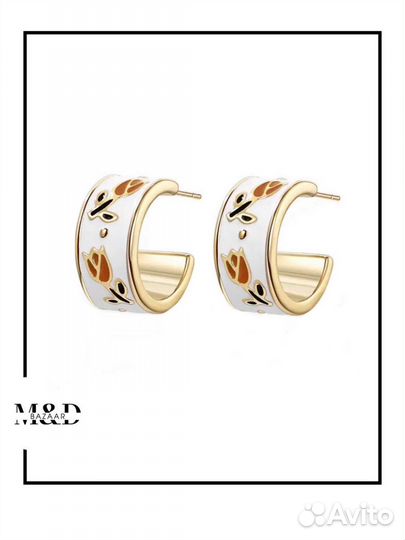 Серьги гвоздики Бижутерия