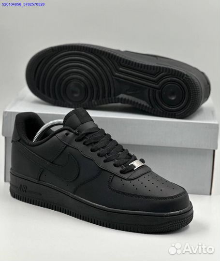 Кроссовки Nike Air Force 1 Low Black (Арт.45646)