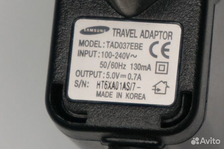 Зарядное устройство Samsung TAD037EBE ориг