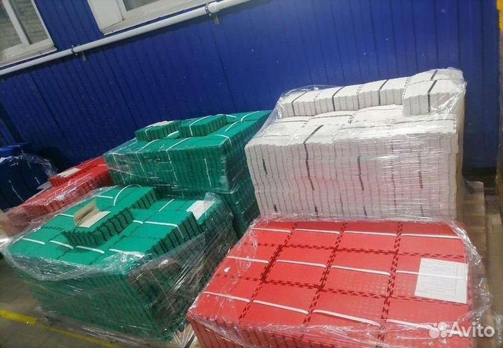 Модульная пвх плитка в автосервис / сто