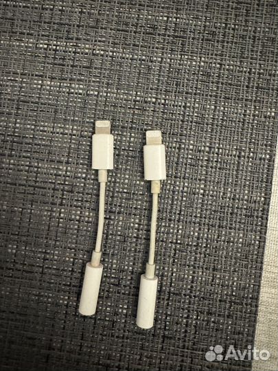 Оригинальный переходник aux на lightning