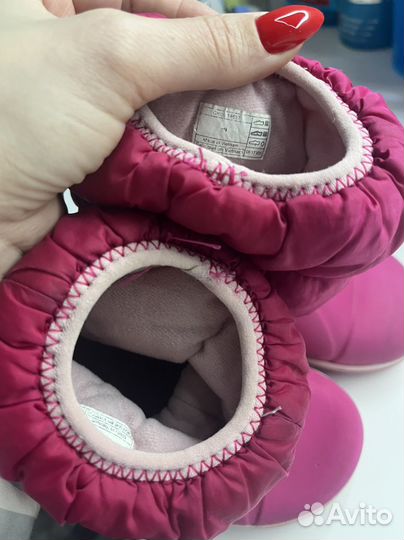 Crocs сапоги детские c9