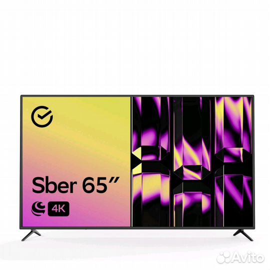 Телевизор Sber 65 UHD 4K Новый/Гарантия