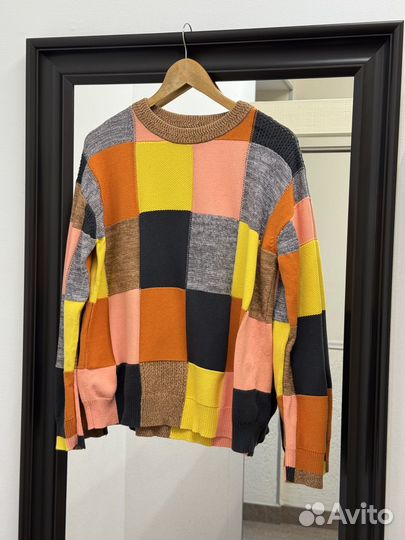 Джемпер женский Paul Smith в стиле пэчворк