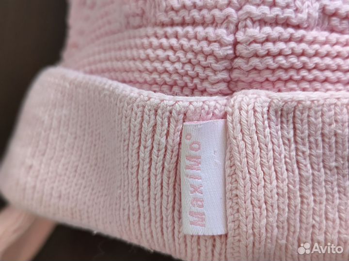 Шапочка для девочки перчатки в подарок