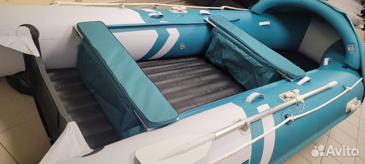 Надувная лодка gladiator E420PRO морской зеленый-б