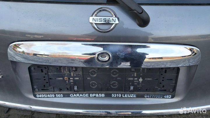 Накладка подсветки номера