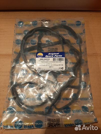 Прокладка клапанной крышки на ford focus 2 1.6