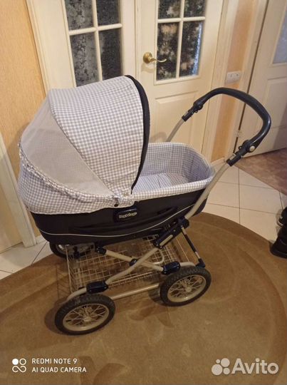Прогулочная коляска для новорожденных с люлькой pe