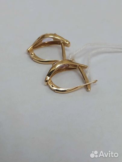 Золотые серьги проба 585 Арт.003965590123