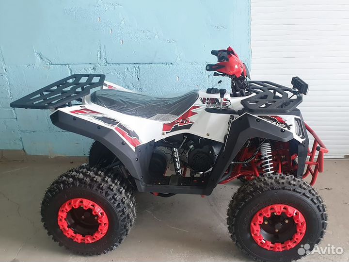 Квадроцикл Wels ATV Thunder 200 EVO X бело-красный