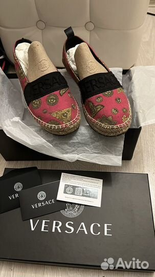 Эспадрильи versace