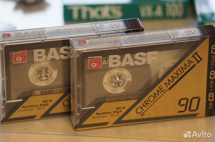 Аудиокассеты новые запечатанные