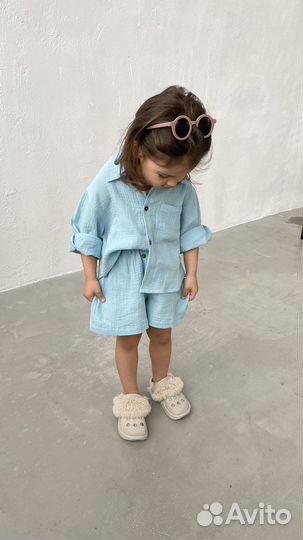 Костюм из муслина для девочки