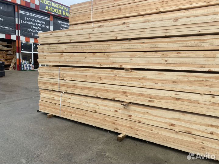 Доска обрезная 25*100*6000
