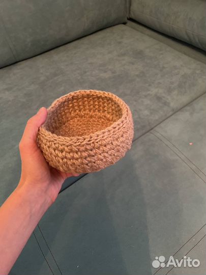 Корзинка из джута