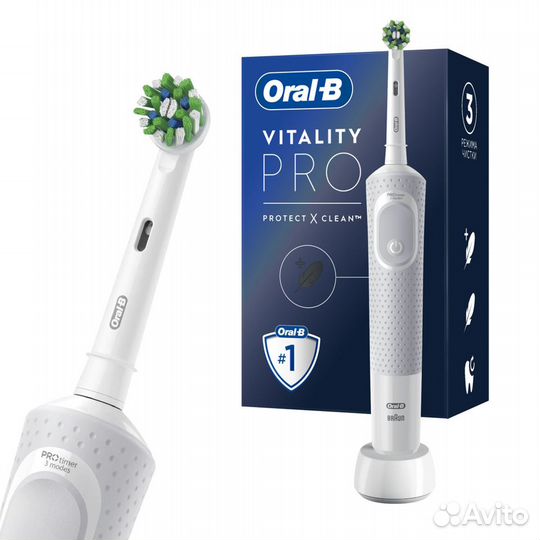 Зубная щётка Oral-B Vitality Pro белая - новая