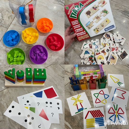 Развивающие игрушки коробкой