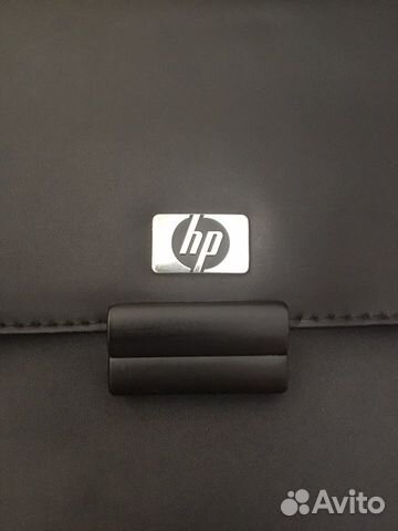 Hewlett Packard / Кожаный портфель-сумка LapTop