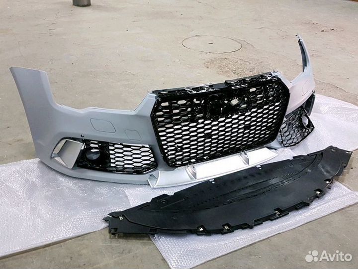 Бампер audi A7 рестайлинг