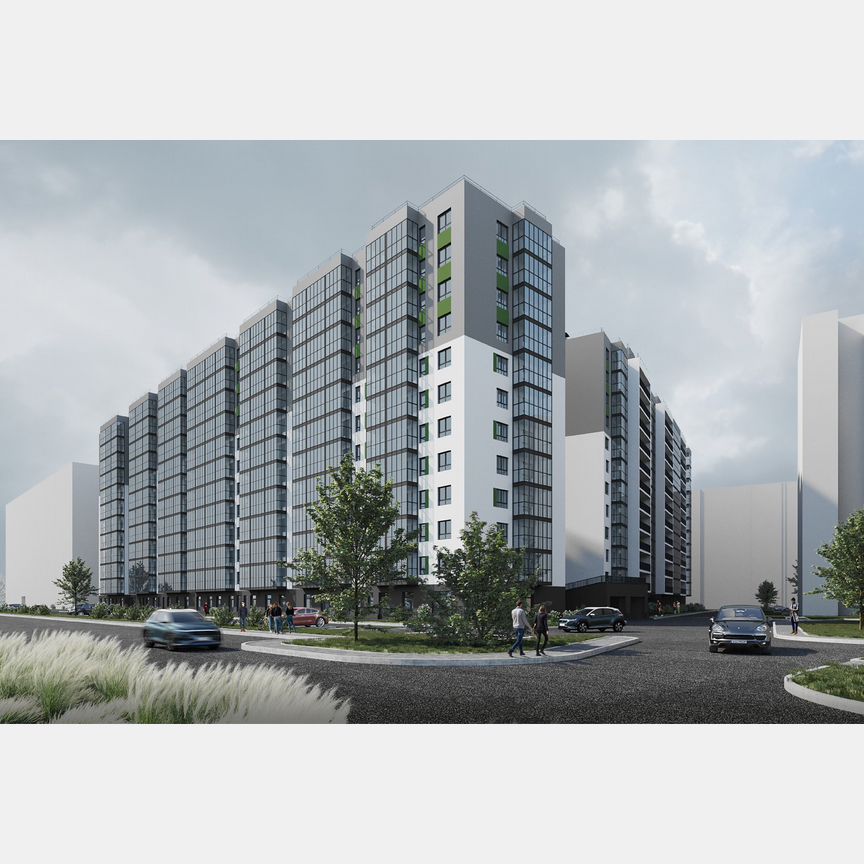 1-к. квартира, 42 м², 9/12 эт.