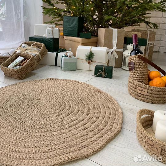 Ковер из джута