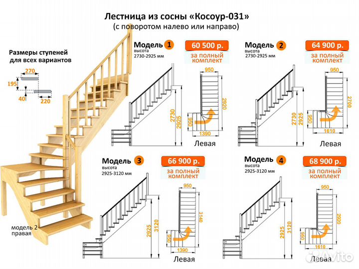 Лестница на 2 этаж