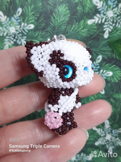 Кот Лукас. Игрушки из бисера. Амигуруми. Котёнок